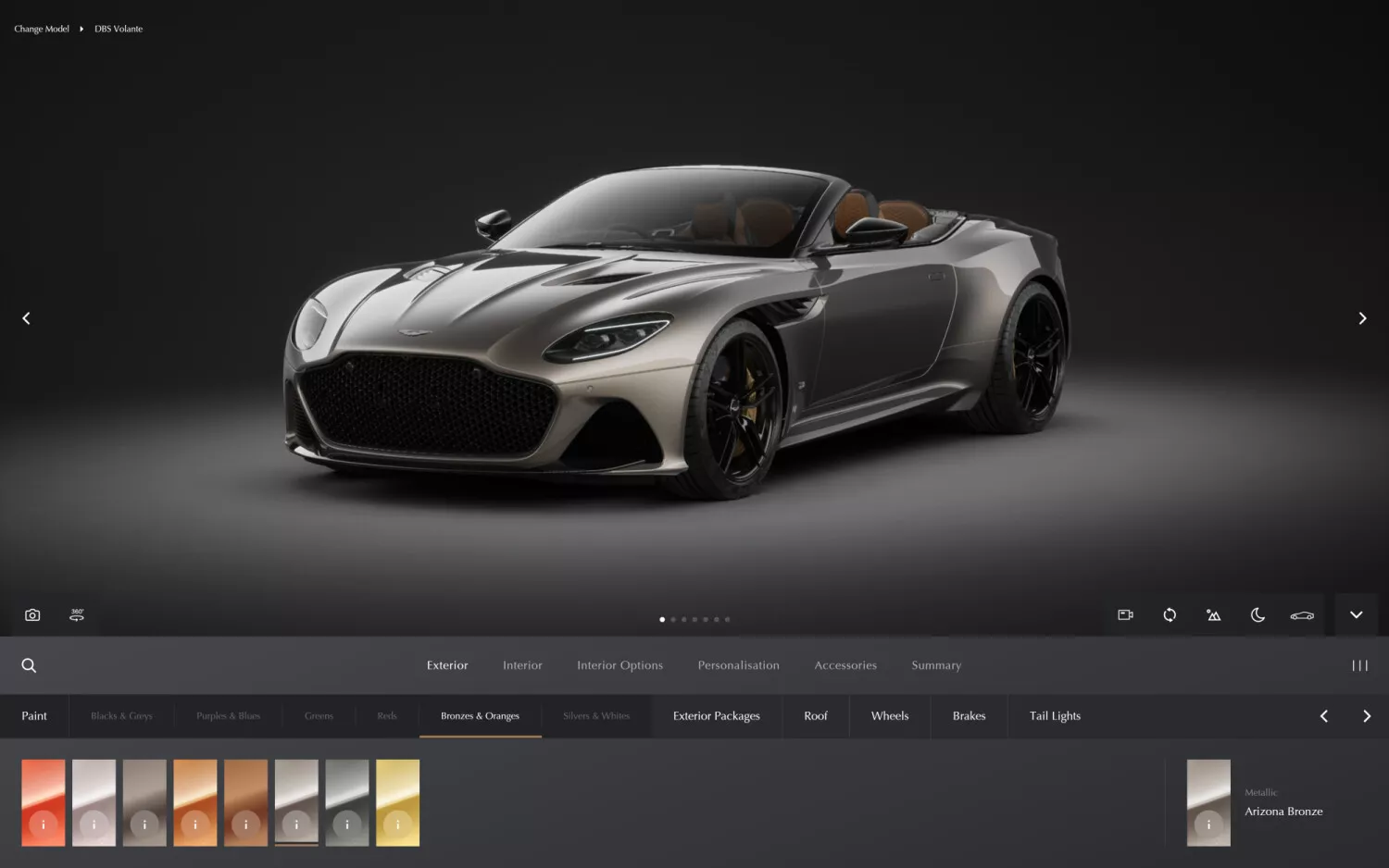 Aston Martin: Aston Martin Configurator · Exterior Configuration