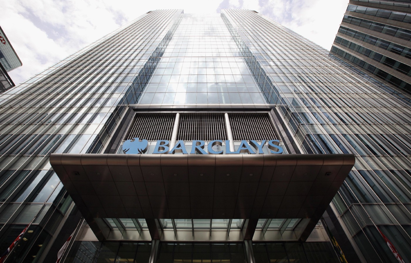 Barclays' headquarters in Canary Wharf, London