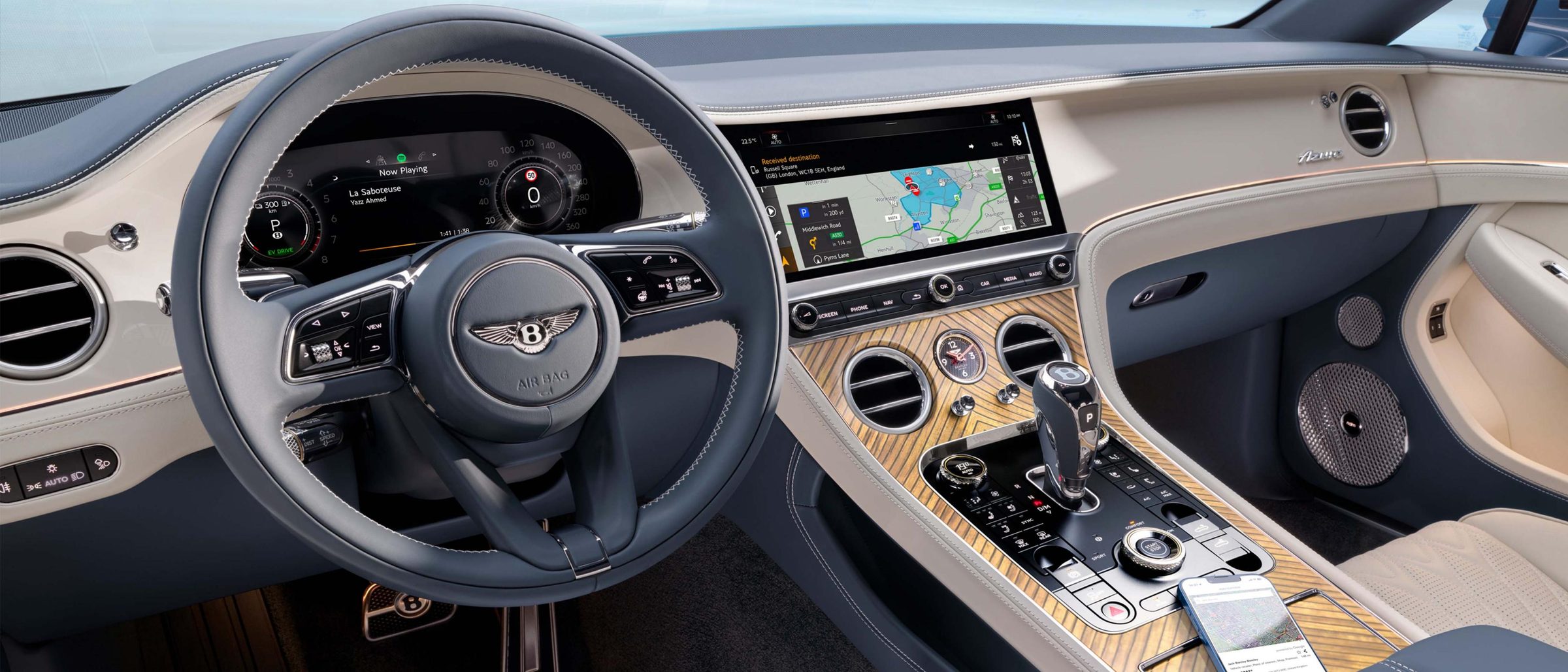 Bentley Motors: Continental GT · Cabin, cluster and infotainment