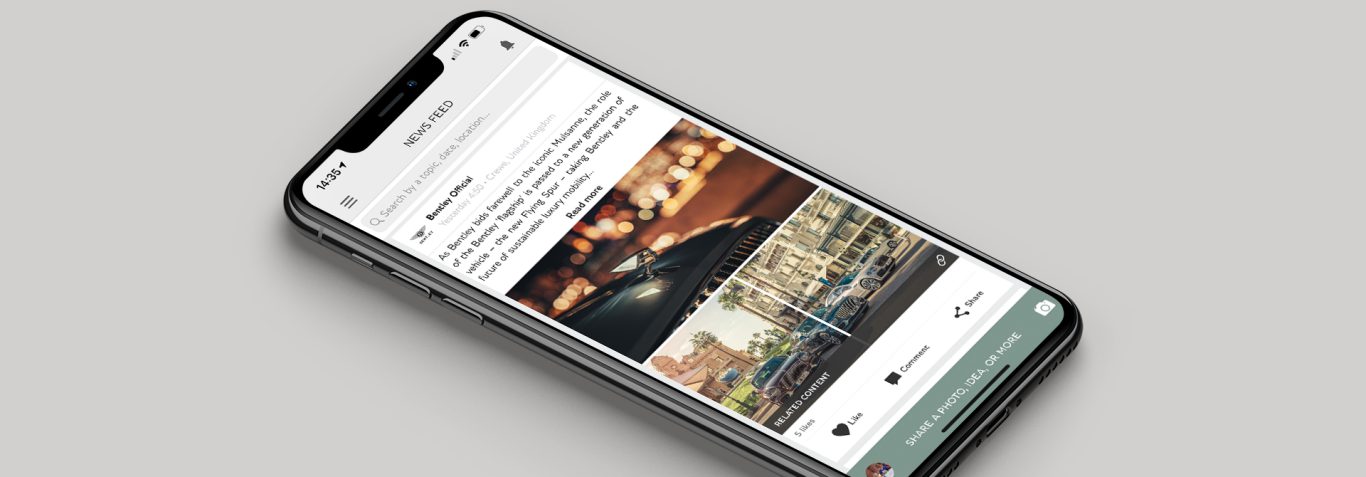 Bentley Motors: The Bentley Network App · News feed