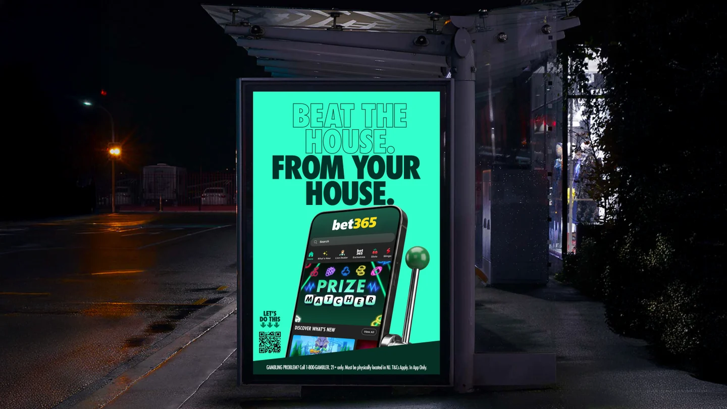 bet365: Brand campaign · Bus shelter