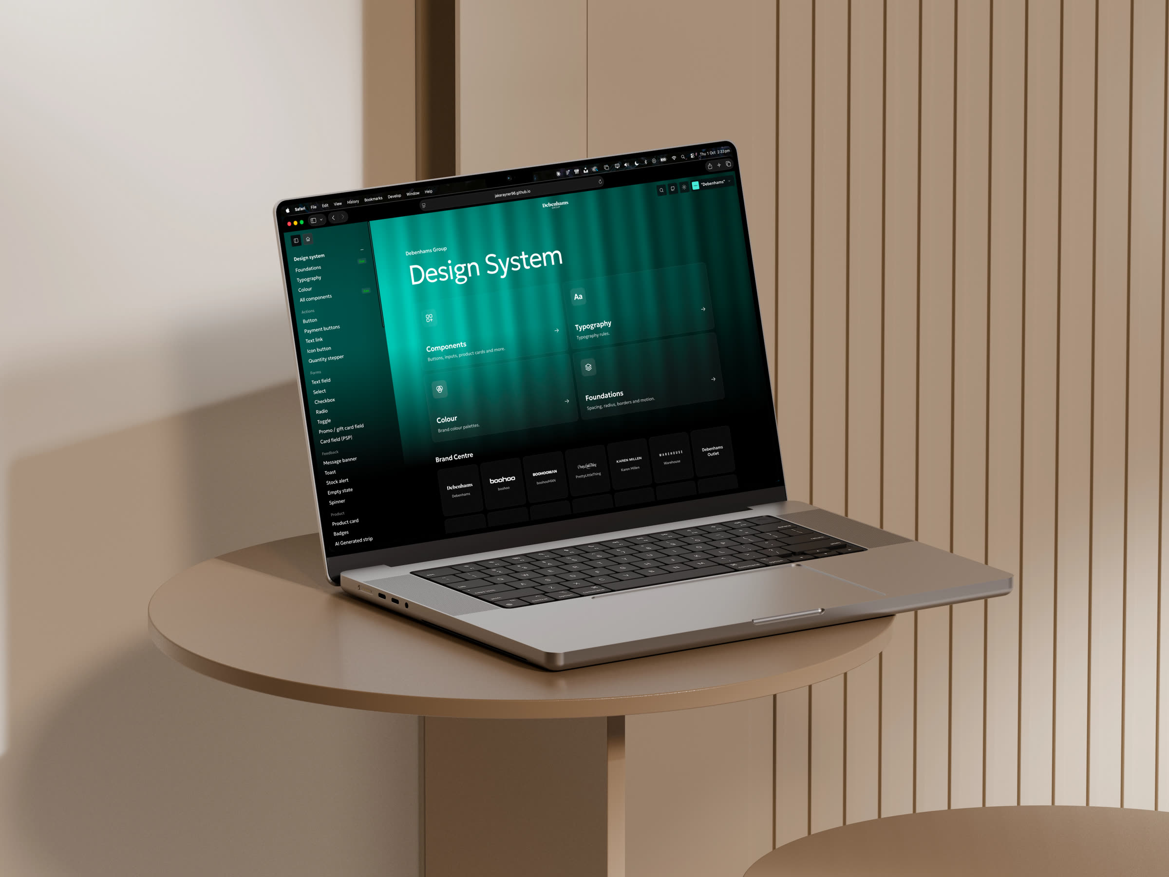 Debenhams Group: Debenhams Group Design System · Home Page