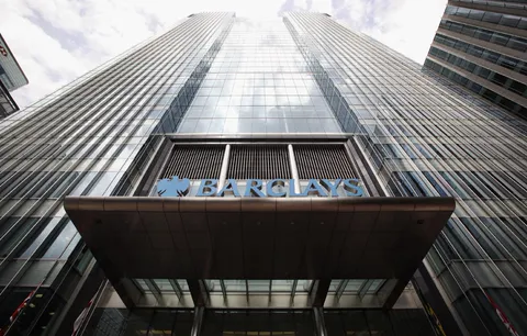 Barclays' headquarters in Canary Wharf, London