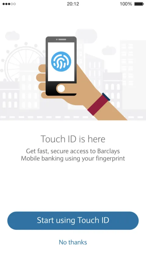 Touch ID is here onboarding screen