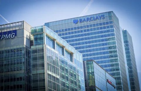 Barclays headquarters in Canary Wharf