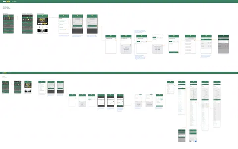 User flow for finding a soccer result